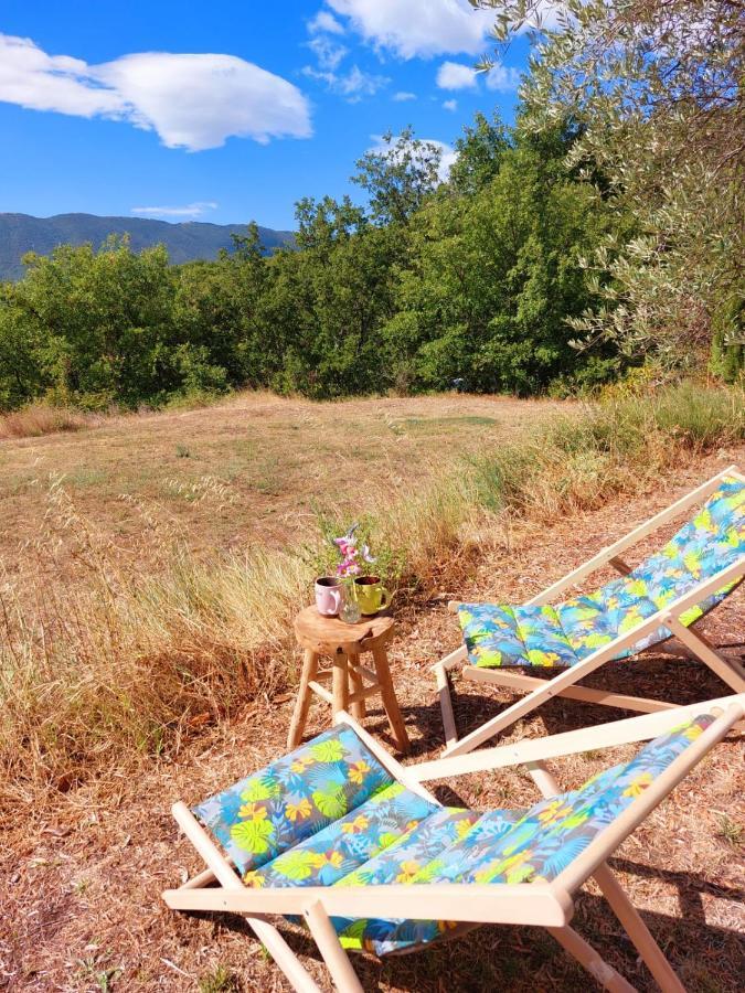 Résidence Luberon: Vue Panoramique et Piscine près du Colorado Provençal Viens Exterior photo