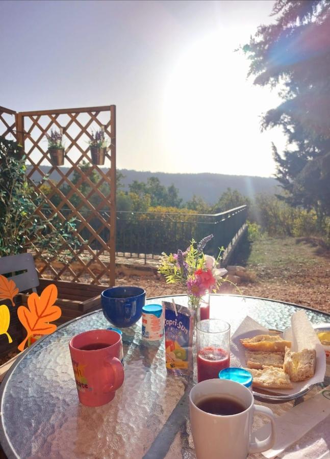 Résidence Luberon: Vue Panoramique et Piscine près du Colorado Provençal Viens Exterior photo